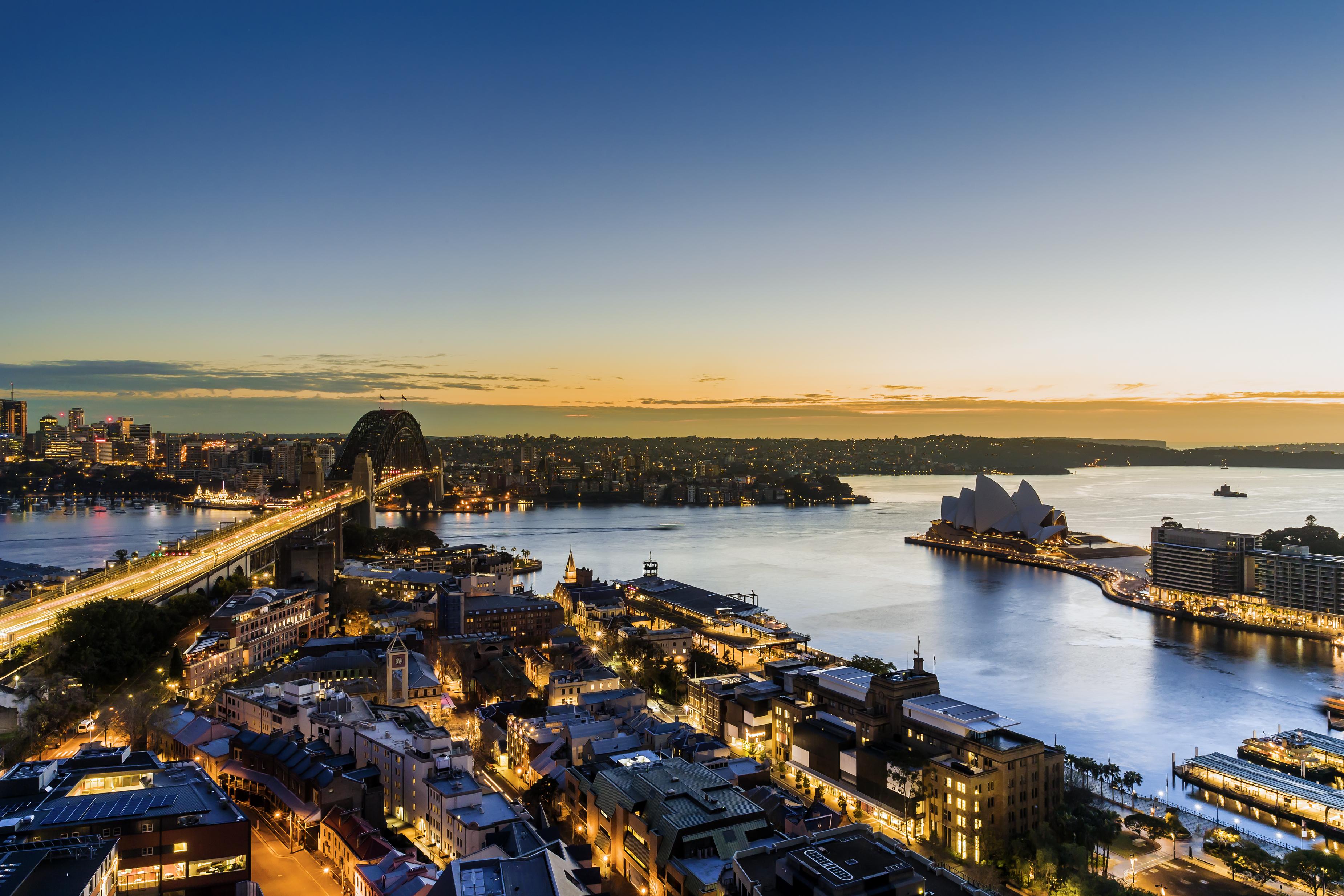 The Sebel Quay West Suites Sidney Exterior foto View of the city from the Westin Hotel