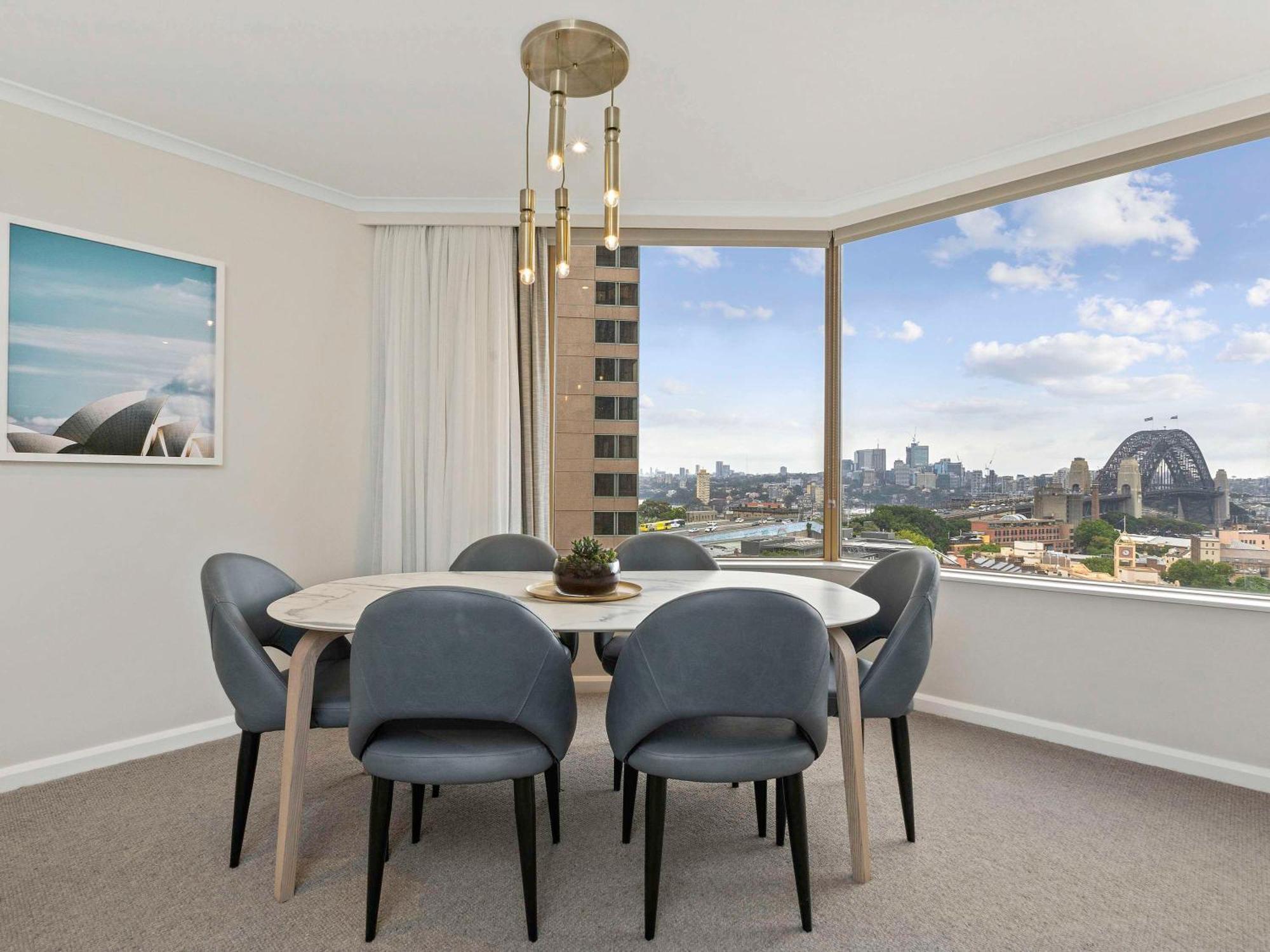 The Sebel Quay West Suites Sidney Exterior foto Dining room